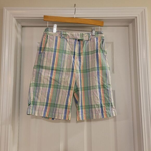 Lady Hagan Plaid Golf Shorts size 4 - Picture 1 of 4